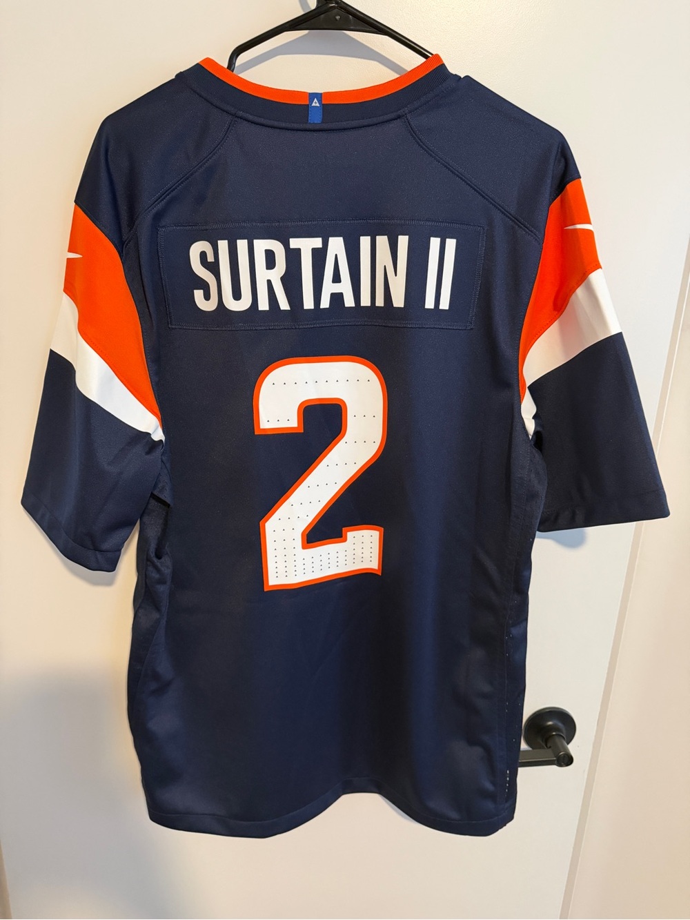 Men’s Denver Broncos Nike Patrick Surtain II Mile High Collection Jersey - Blue - Picture 4 of 8